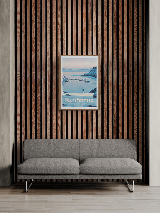 Isafjordur ski poster